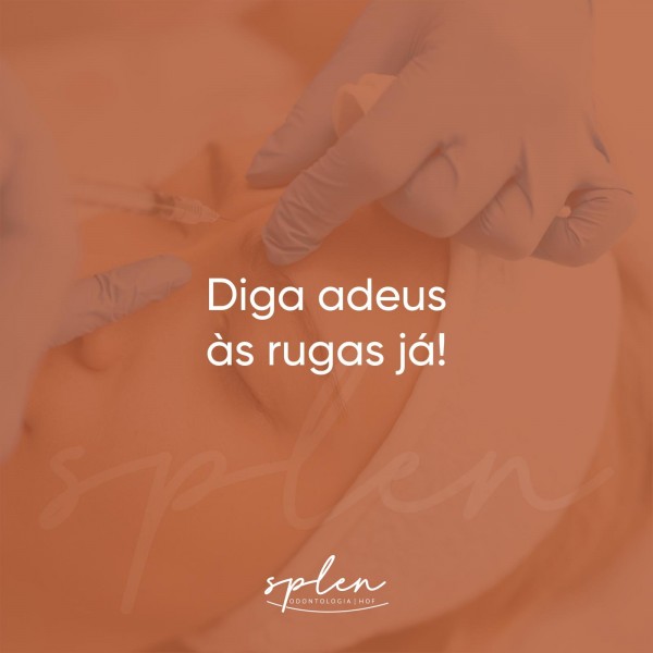 Rugas, nunca mais!