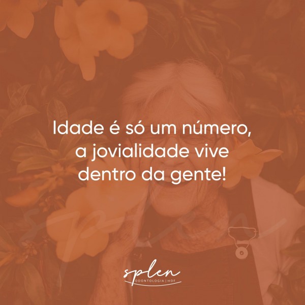Felicidade é sinônimo de jovialidade.