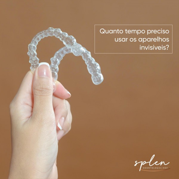 Aparelhos Invisíveis: por quanto tempo? 