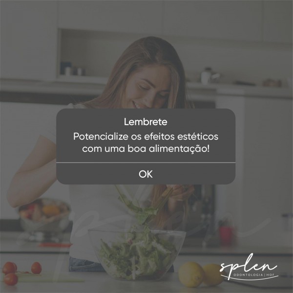 Cuide também da sua alimentação!